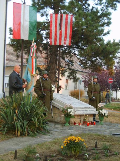 2011-11-01 Koszorúzás Szentgyörgymezőn - Megemlékezés a II. világháború áldozataira