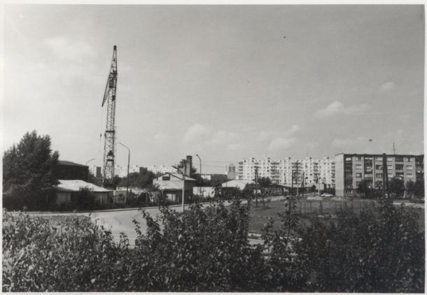 Kilátás a papagájtelep felé 1976